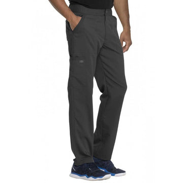 Pantalon médical homme gris anthracite profil