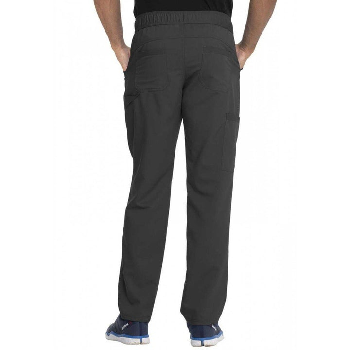 Pantalon médical homme gris anthracite dos