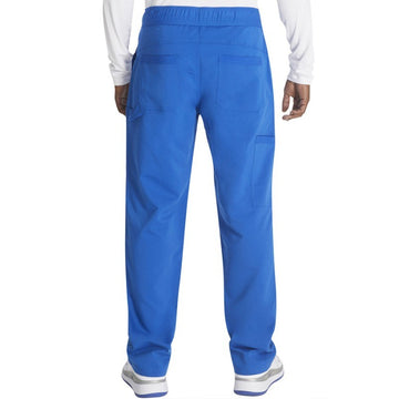 Pantalon médical homme bleu royal dos