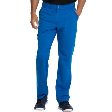 Pantalon médical homme bleu royal face