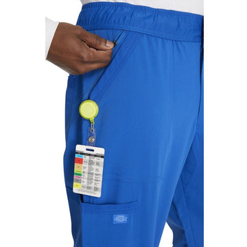 Pantalon médical homme bleu royal zoom face