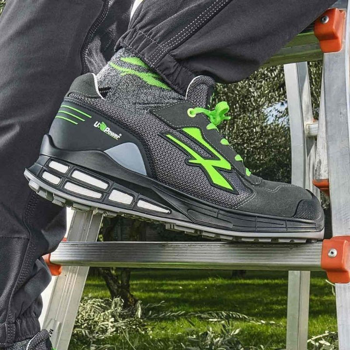 Zoom Chaussures de Sécurité Basses Respirantes Egon S1P SRC ESD - U-Power