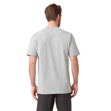 T-shirt de travail col rond 100e anniversaire gris vue arrière