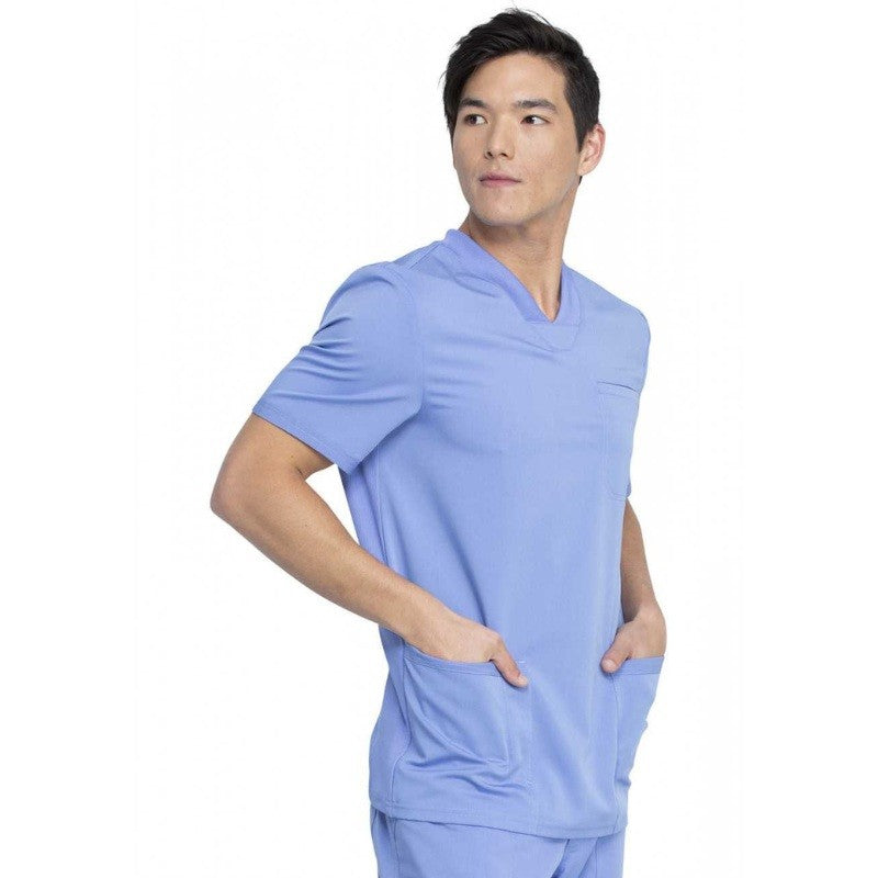Blouse Médicale Homme 3 Poches Bleu Ciel Poches - DICKIES MEDICAL