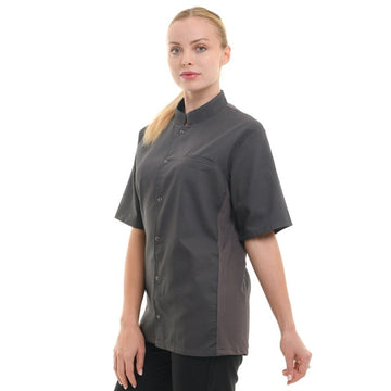 Malaga manches courtes gris profil