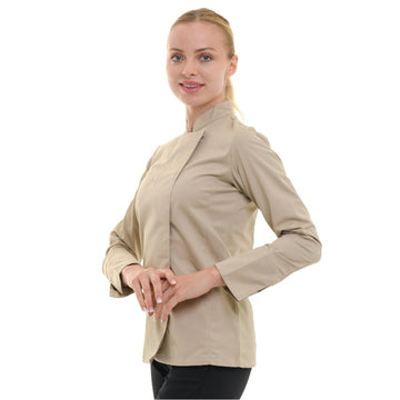 California beige manches longues profil