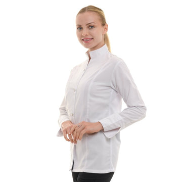 Marbella blanc manches longues profil