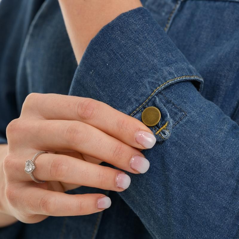 Veste HOLLY Denim ML zoom manche