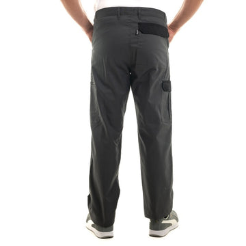 Pantalon de Travail Homme Perceuse Multipoches Gris