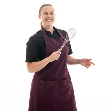 Tablier à Bavette Prune zoom
