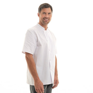 Veste de Cuisine blanche Homme Marx Manches Courtes