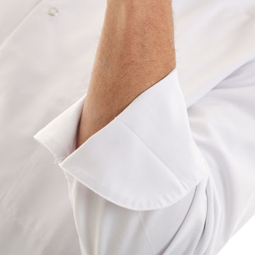 Zoom manche veste Marx blanche pas cher