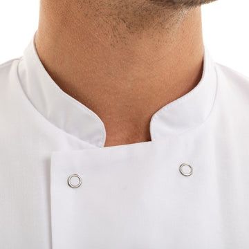 Zoom col veste marx blanche Manelli