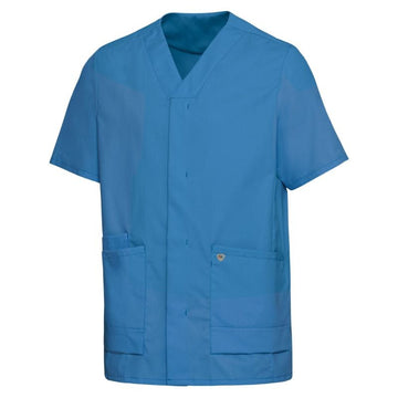 Tunique Médicale Légère Unisexe Manches Courtes Bleu Azur BP®