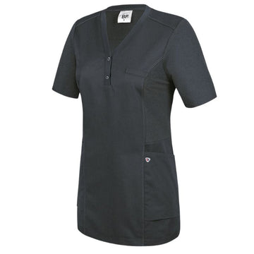 Tunique Médicale Confort Femme Manches Courtes Anthracite BP®