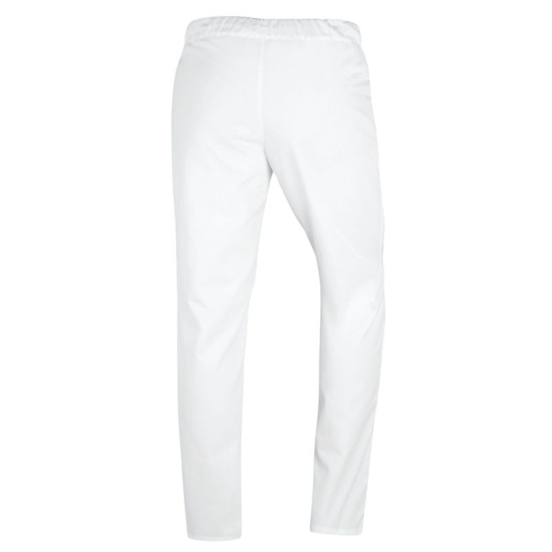 Dos Pantalon Médical Unisexe en Tencel Blanc - BP Manelli vêtement médical