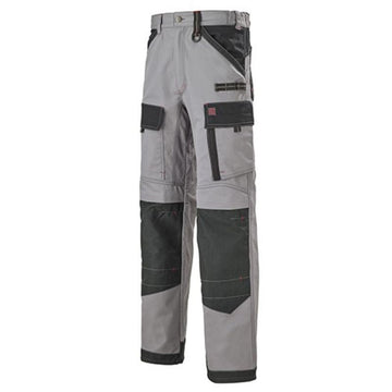 Pantalon Multipoches Protection Genoux Gris pour homme pas cher promotion