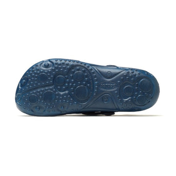 Sabot médical schu'zz globule bleu marine homme vue semelle