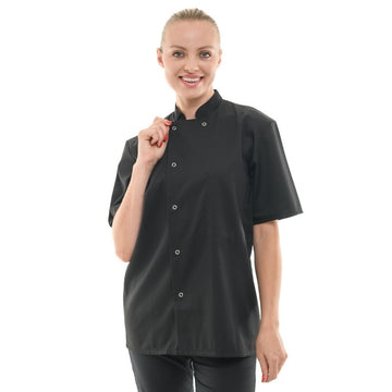 Veste de cuisine unisexe Marx noir