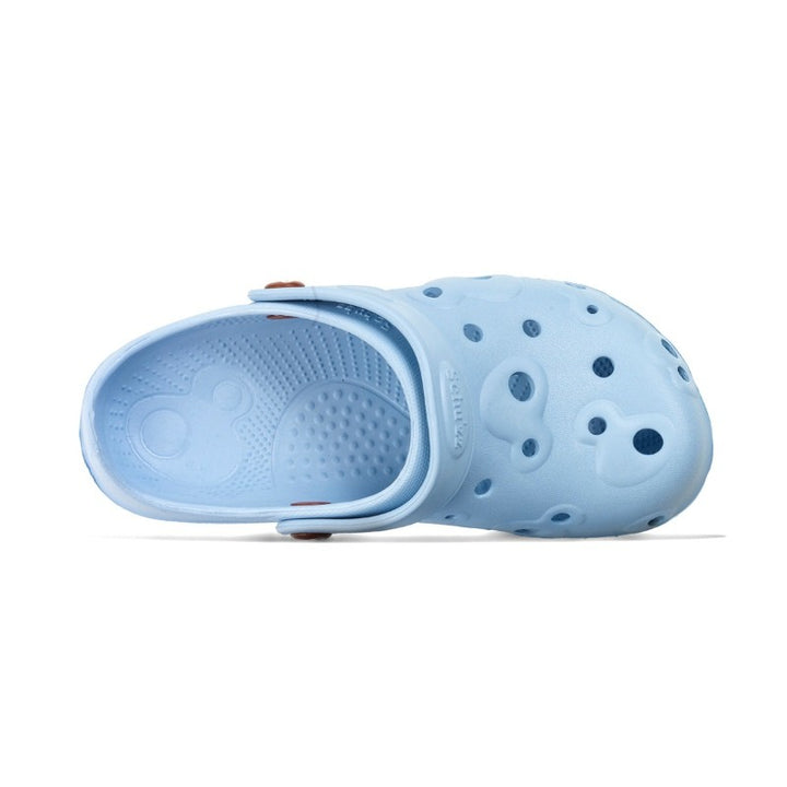 Sabots médicaux schu'zz globule femme bleu ciel vue face