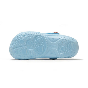 sabot medical globule bleu ciel vue dessous
