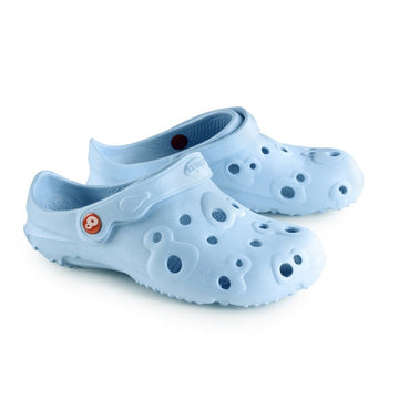 Sabots médicaux globule schu'zz femme bleu ciel vue d'ensemble