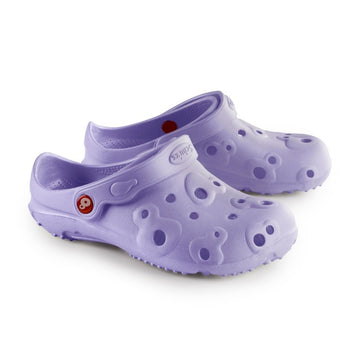Sabot médical schu'zz globule femme mauve vue d'ensemble