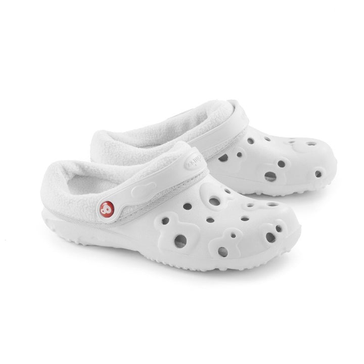 vue d'ensemble sabots médicaux polaire blanc