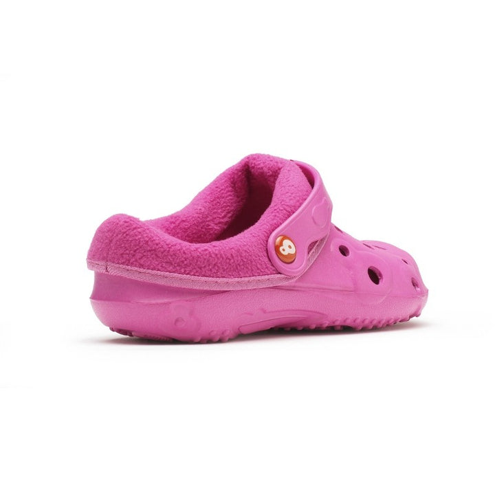 sabot médical fuschia doublure polaire shu'zz