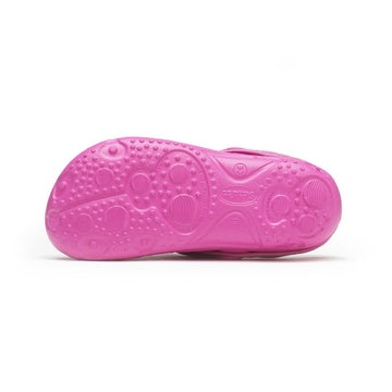 sabot médical fuschia doublure polaire semelles