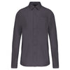 Chemise de Serveur Gris à Manches Longues - KARIBAN