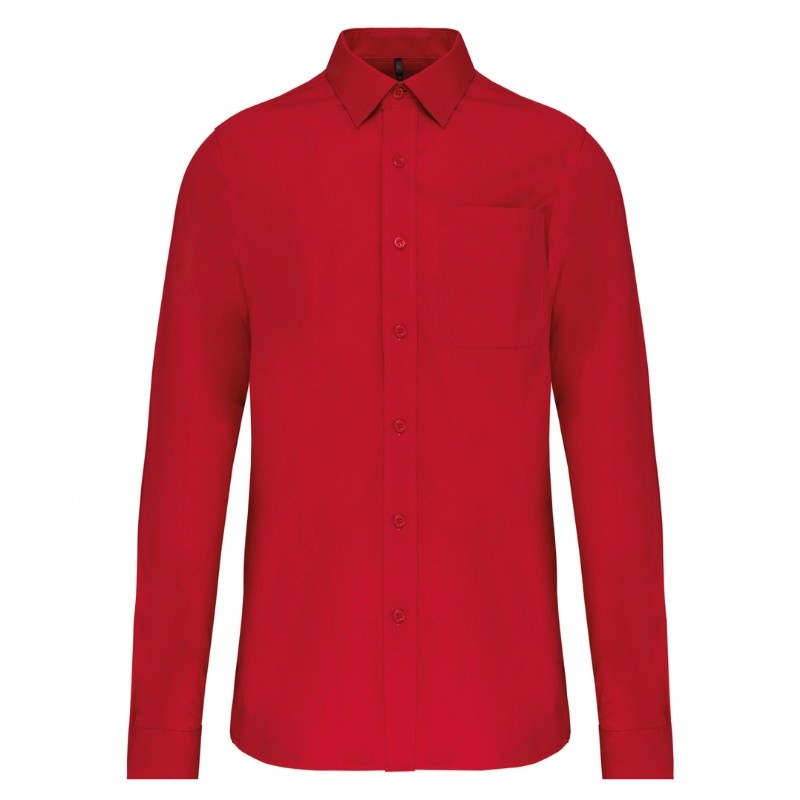Chemise de travail rouge classique