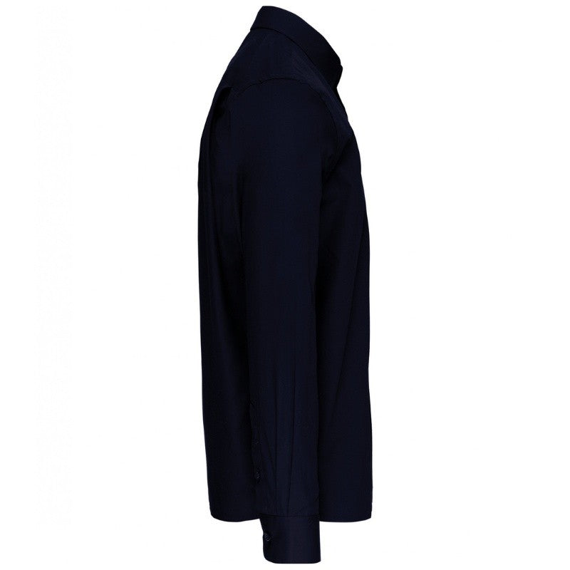 Côté de chemise de travail classique bleu marine