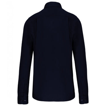 Dos Chemise de Serveur Bleu Marine