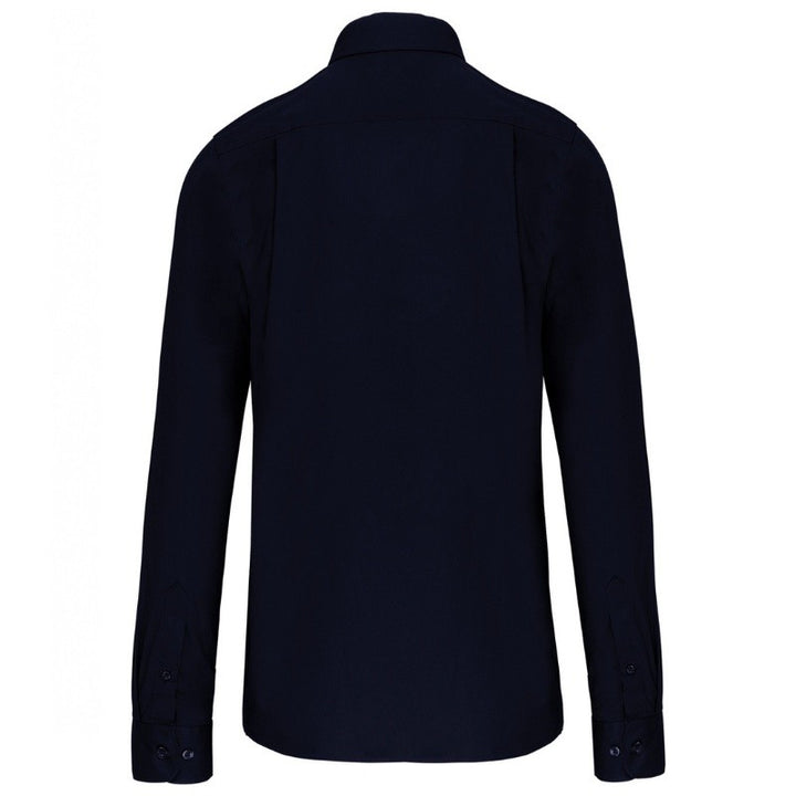 Dos Chemise de Serveur Bleu Marine