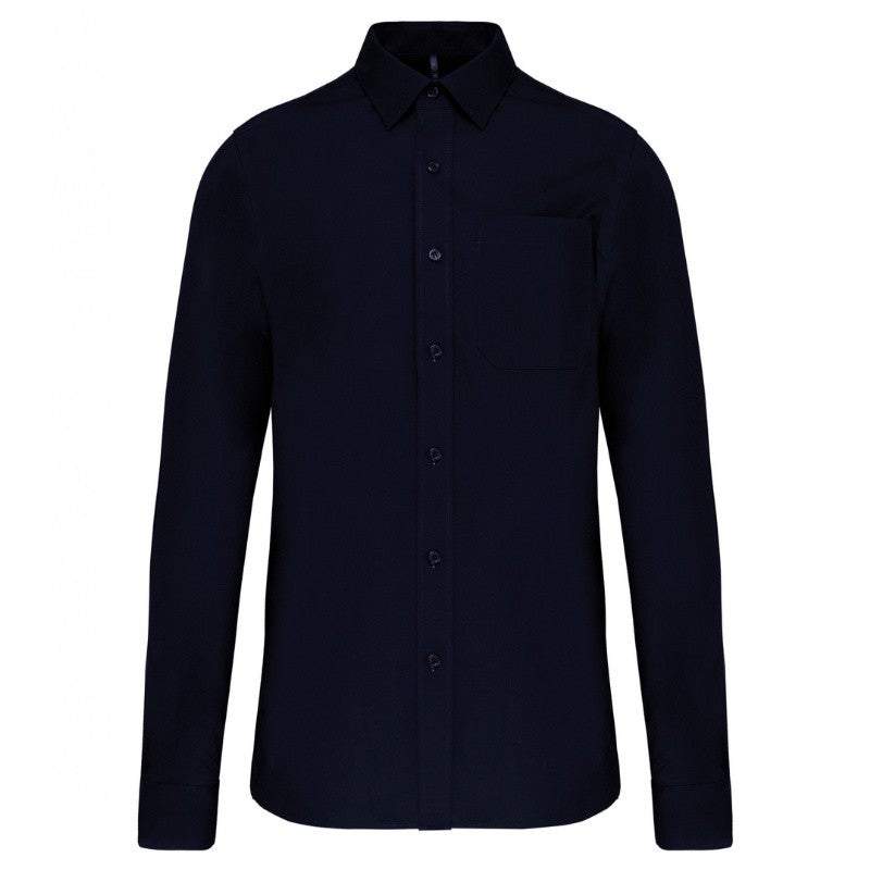 chemise de serveur bleu marine