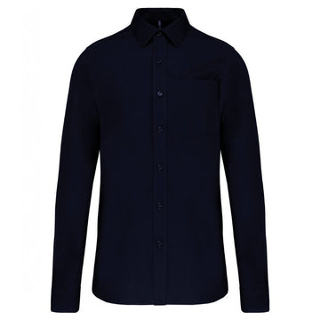 chemise de serveur bleu marine