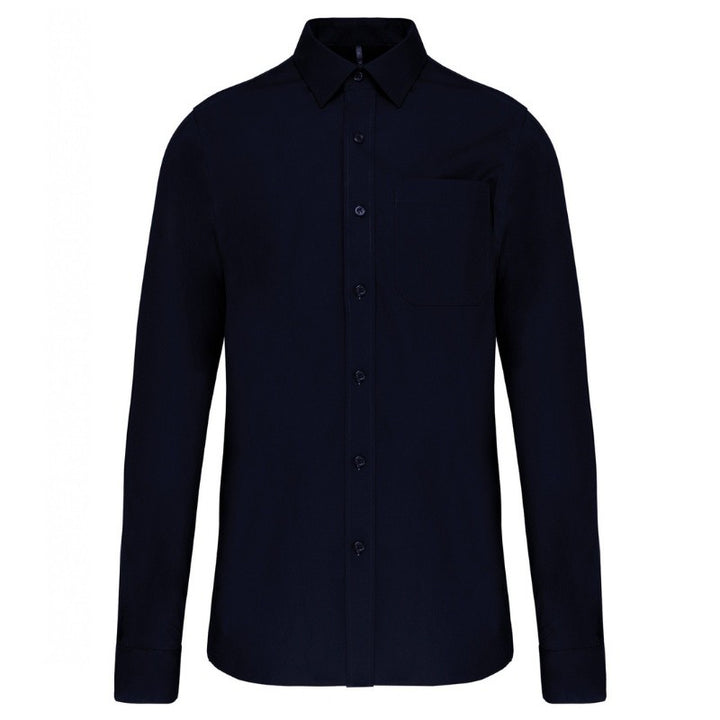 chemise de serveur bleu marine