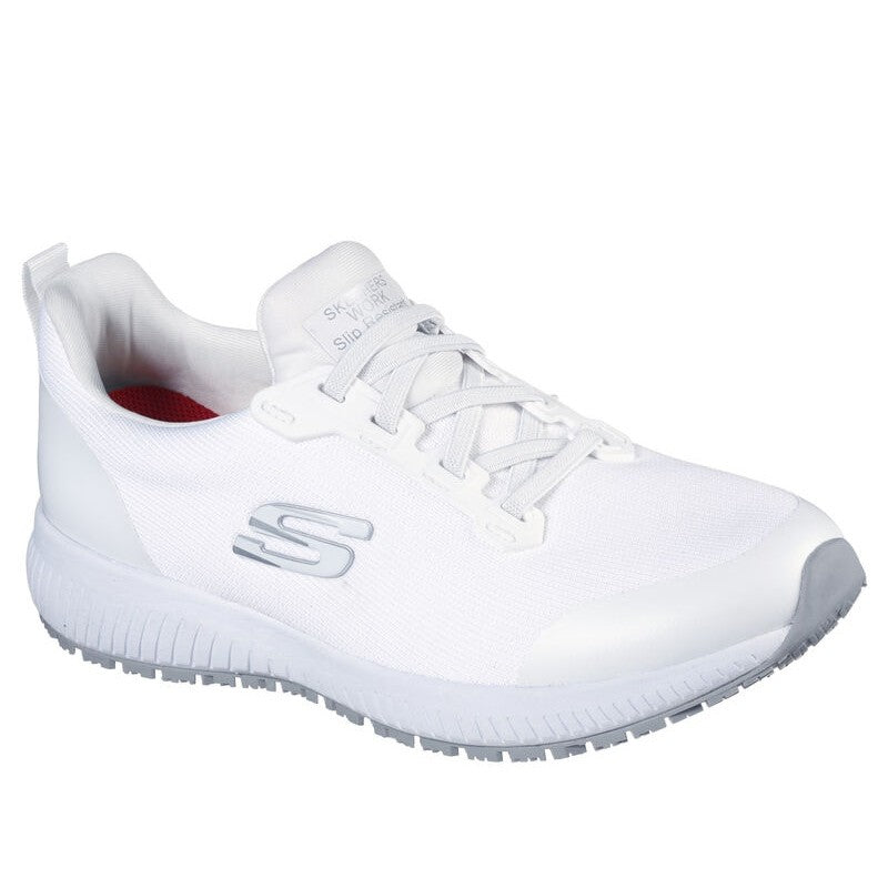 Basket de travail Skechers Squad blanche profil