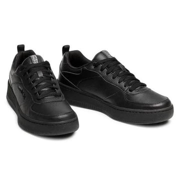 baskets de travail homme skechers noire vue d'ensemble
