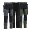 Pantalon de Travail Homme Extensible 4 Sens Hector Charbon et Noir - HEROCK