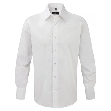 Chemise de Serveur Stretch Manches Longues Blanche - RUSSELL - 2