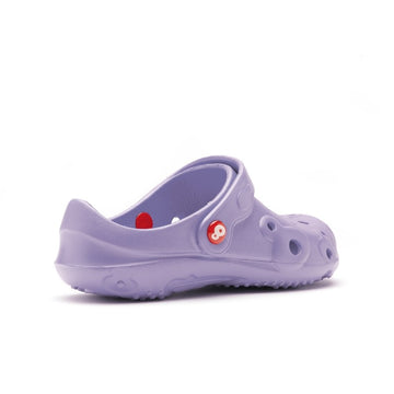 Sabot médical mauve schu'zz globule femme vue profil