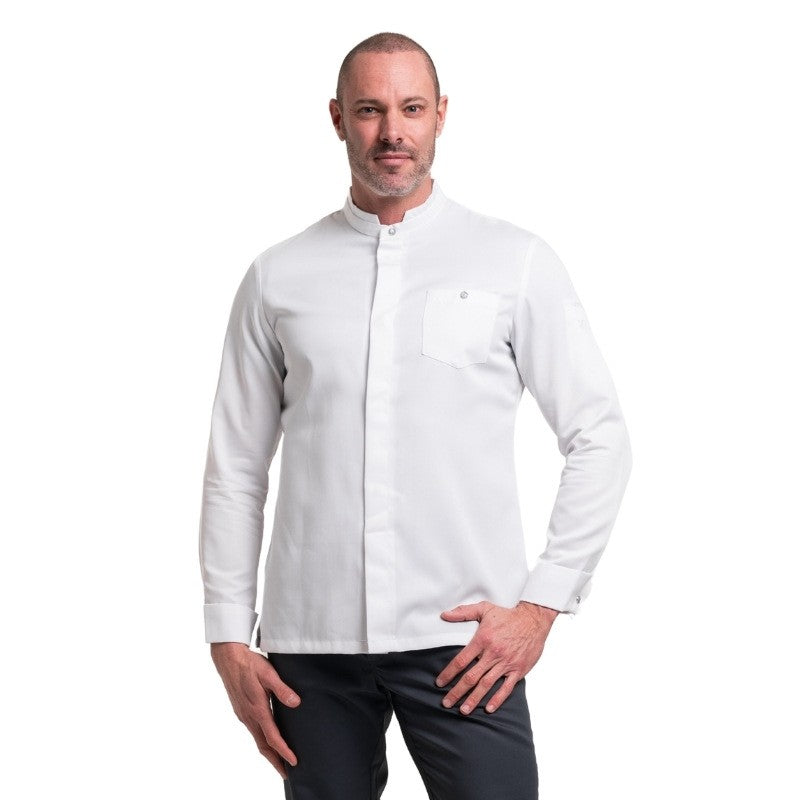 Veste de Cuisine Blanche Berto de Robur, Manches Longues