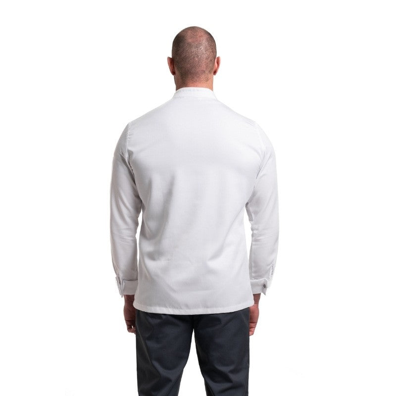 Dos de la veste Berto blanche