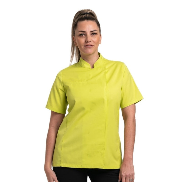 Veste de cuisine femme Manelli couleur anis