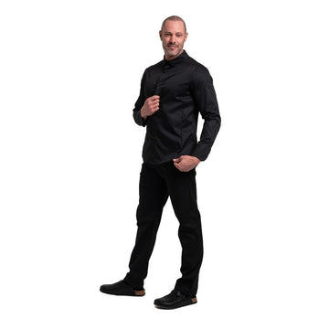 Veste de cuisine figari style chemise avec pantalon de cuisine Robur