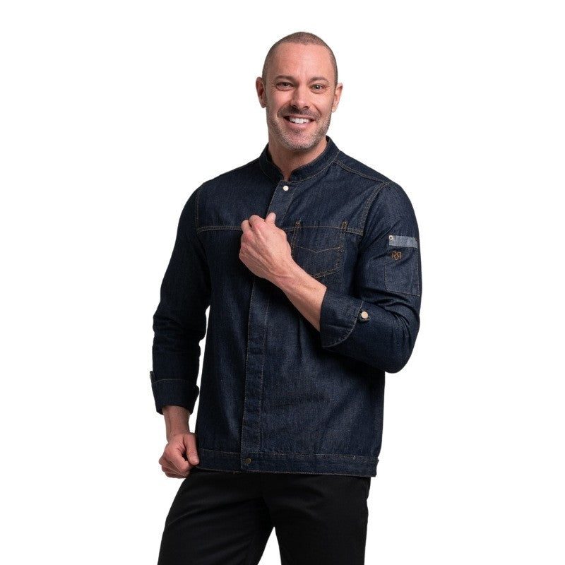 Veste de cuisine Robur style jean denim Harper