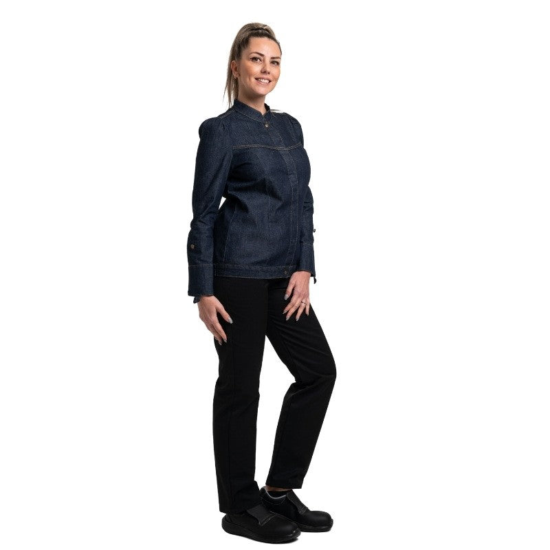 Ensemble veste de cuisine Holly de Robur avec un pantalon de cuisine femme Harper