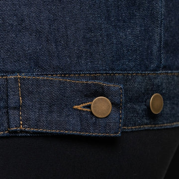 Finition avec boutons de la veste de cuisine Jean denim brut de Robur